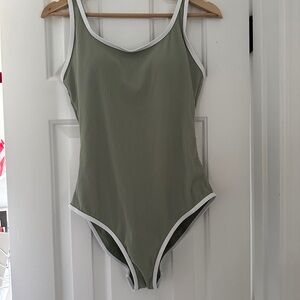 BMJL Sage Green Ribbed Swimsuit *Like New*